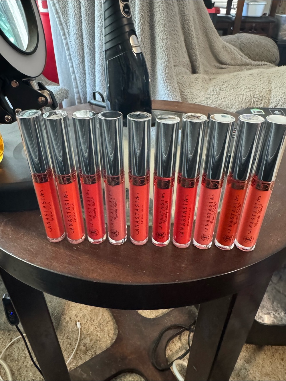 Anastasia Beverly Hills Orange & Coral Hue Liquid Lipstick Bundle